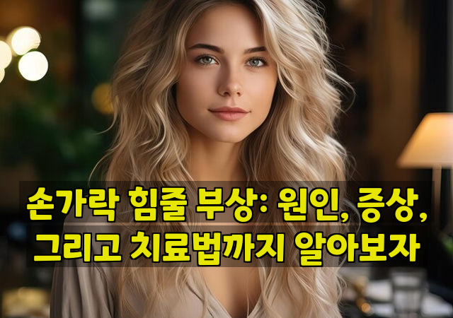 손가락 힘줄 부상: 원인, 증상, 그리고 치료법까지 알아보자